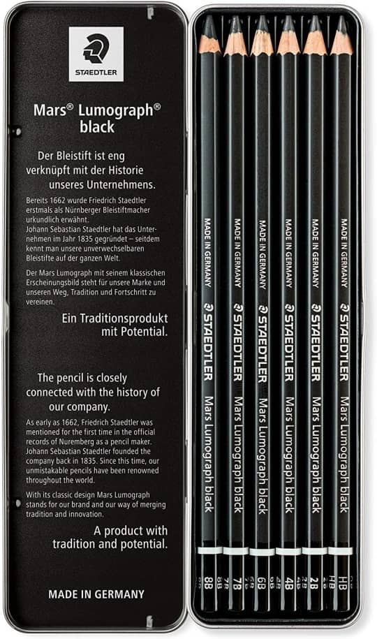 Review of Staedtler Mars Lumograph Black Pencils: (Honest review