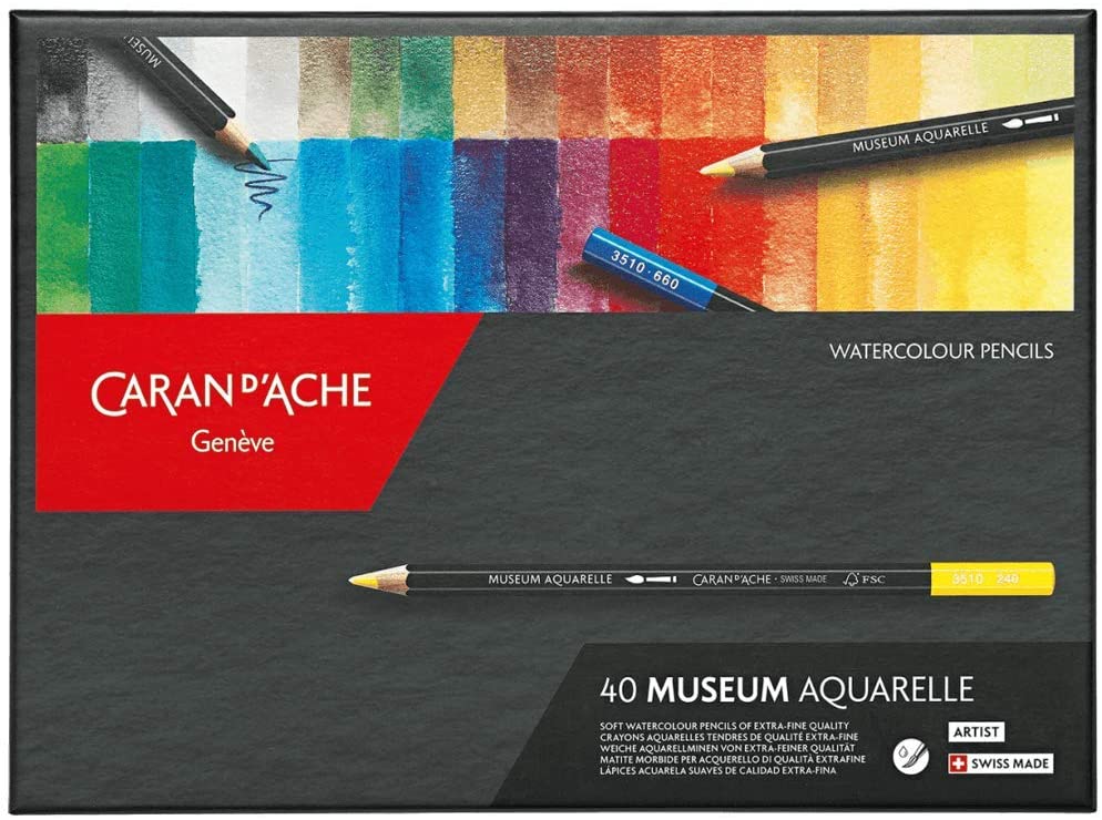 Caran d'Ache Museum Aquarelle pencil  The appeal of a water-soluble pencil  - STEP BY STEP ART