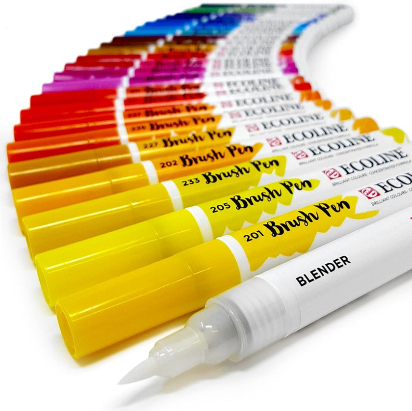 Ecoline Liquid Watercolor Brush Pens