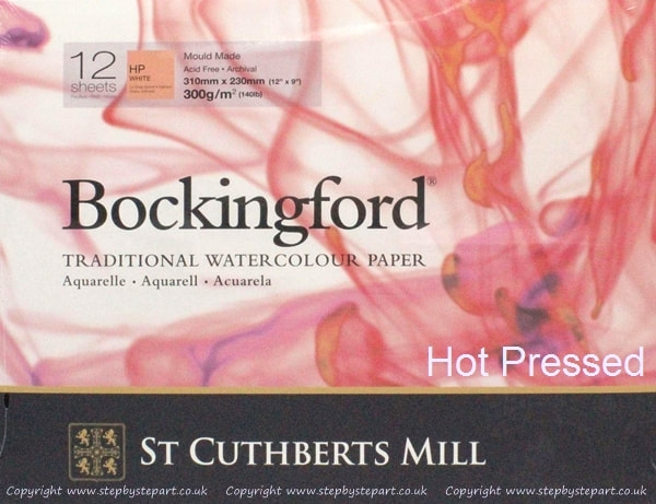 Watercolor Paper Review: Bockingford 150, 190, 300gsm 